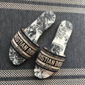 Dior Black and White Sandals